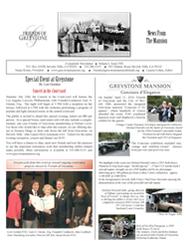 A newsletter with pictures of people and cars.
