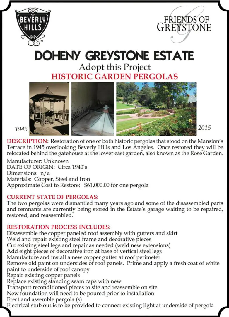 A picture of the doheny greystone estate project.